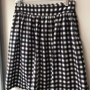 Barely Worn Silence & Noise Gingham Skirt